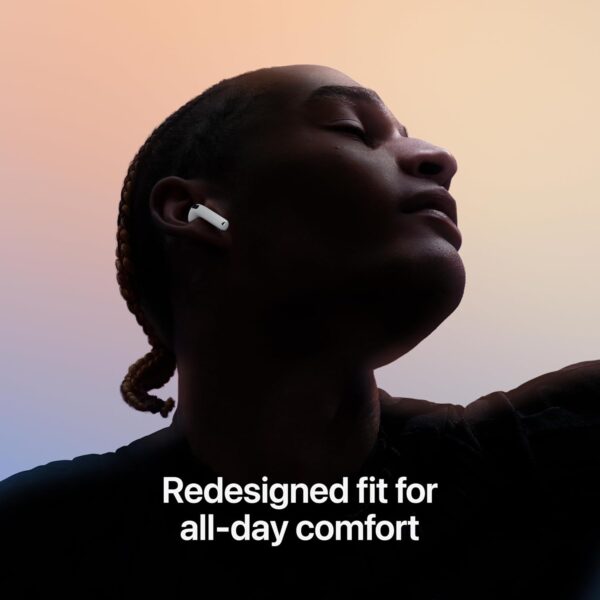 Apple AirPods 4 Wireless Earbuds, Bluetooth Headphones, with Active Noise Cancellation, Adaptive Audio, Transparency Mode, Personalized Spatial Audio, USB-C Charging Case, Wireless Charging, H2 Chip - Image 5